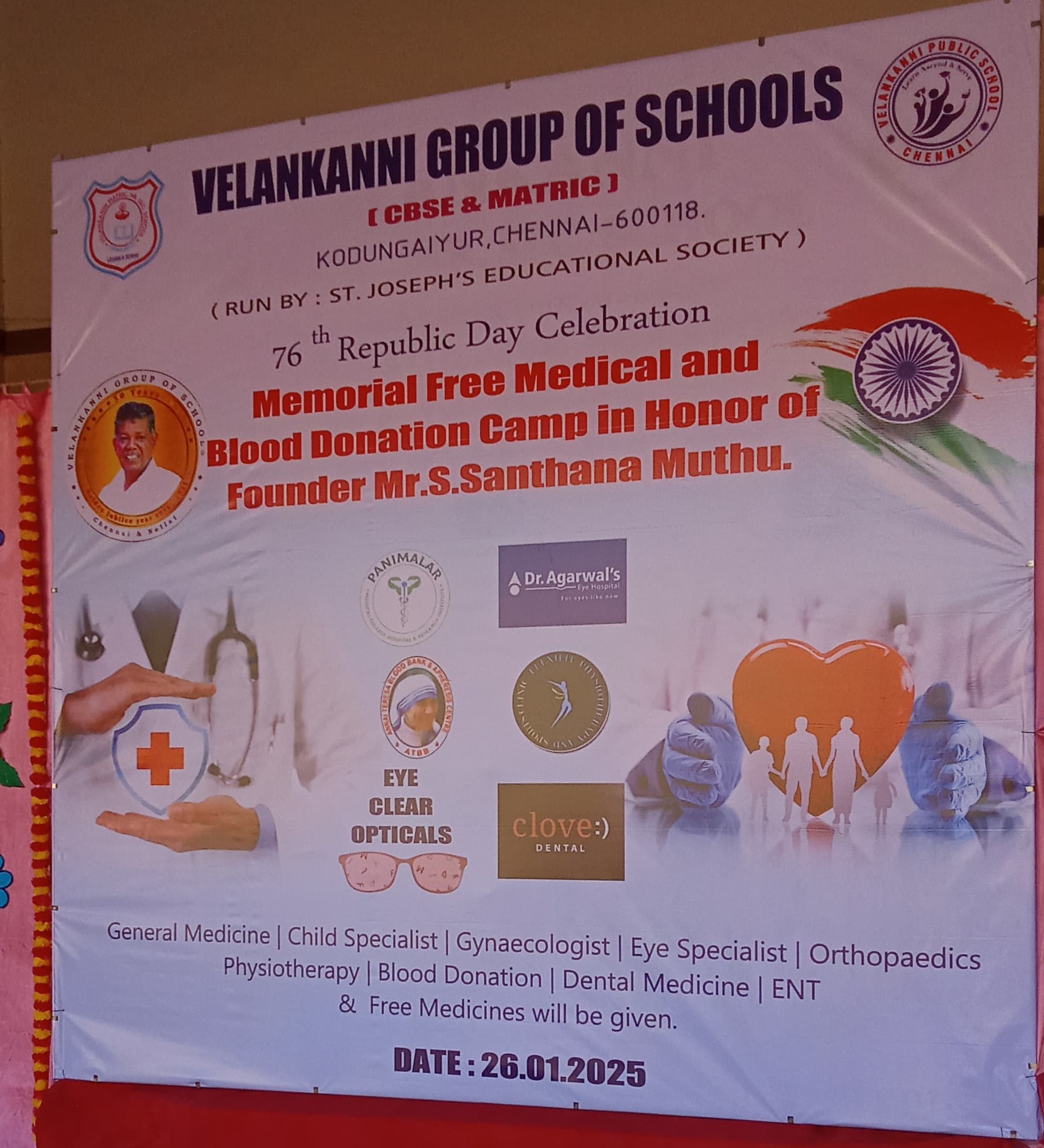 Blood Donation Camp in Chennai Organised by Annai Tersa Blood Blank